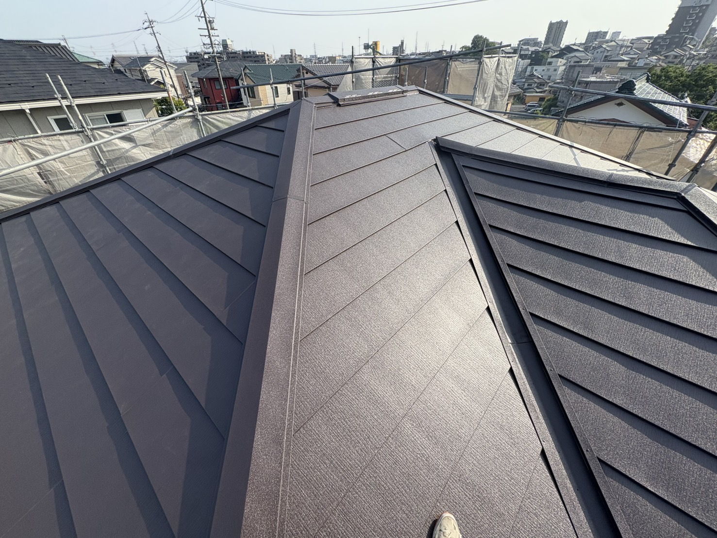 屋根工事の写真1